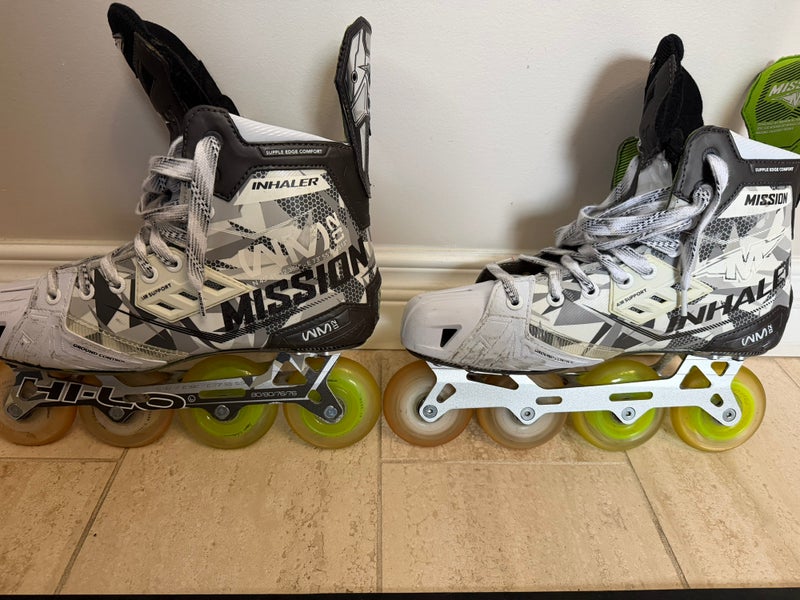 Bauer WM02 Inhaler Inline Skates Regular Width Size 10.5 (Used)