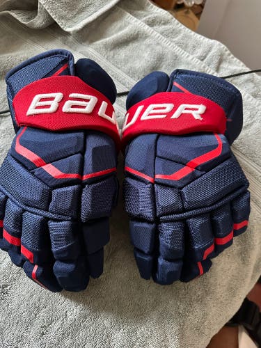 Bauer Supreme 2S Pro Gloves 14" Pro Stock Team USA colorway