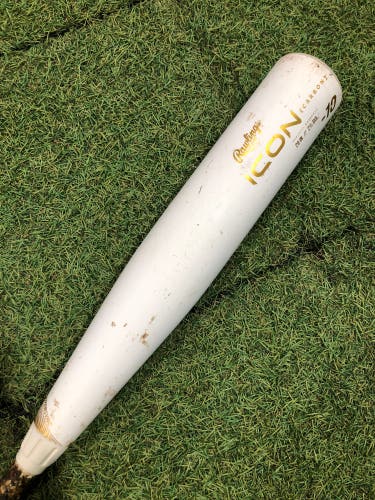2024 Rawlings Icon Composite Bat USSSA Certified (-10) Composite 19 oz 29" (Used)