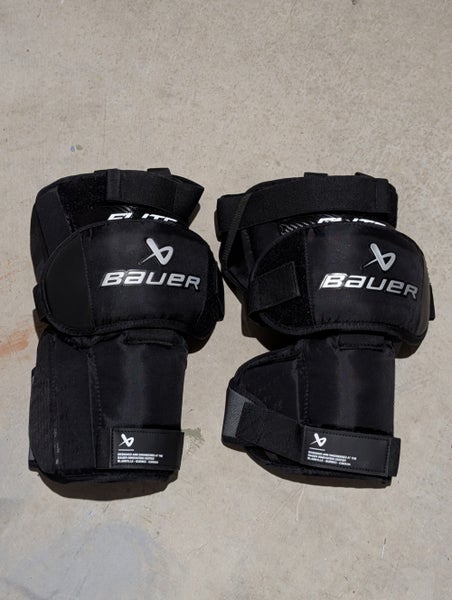 Bauer (Used) Elite Knee Guards - Senior