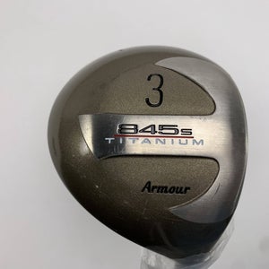 Tommy Armour 845s Titanium 3 Fairway Wood 15* G Force 3.3 Stiff Graphite Mens RH