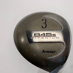 Tommy Armour 845s Titanium 3 Fairway Wood 15* G Force 3.3 Stiff Graphite Mens RH