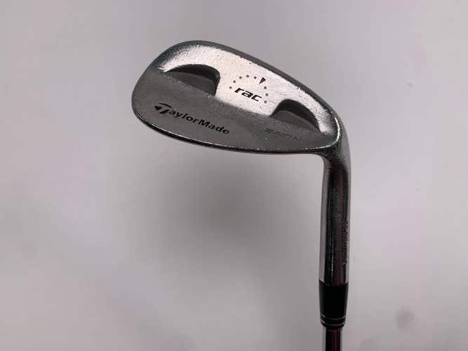 TaylorMade Rac Chrome Gap Wedge GW 52* 8 Bounce Wedge Steel Mens RH