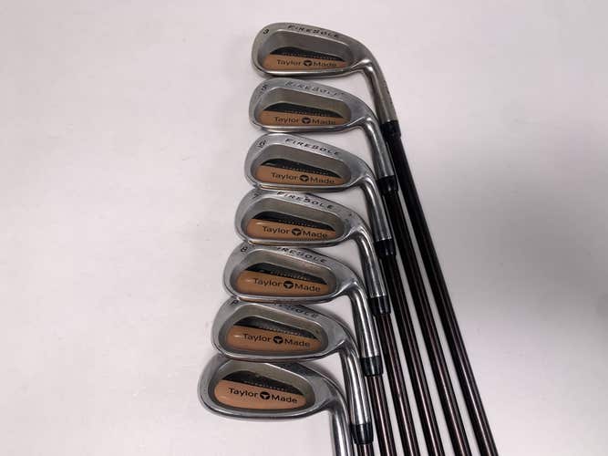 TaylorMade Firesole Iron Set 3-PW+SW Bubble Regular Graphite RH NO 4 or 9 IRONS