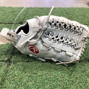 White Rawlings Liberty Advanced RH Infield Softball Glove 12.5" (Used)