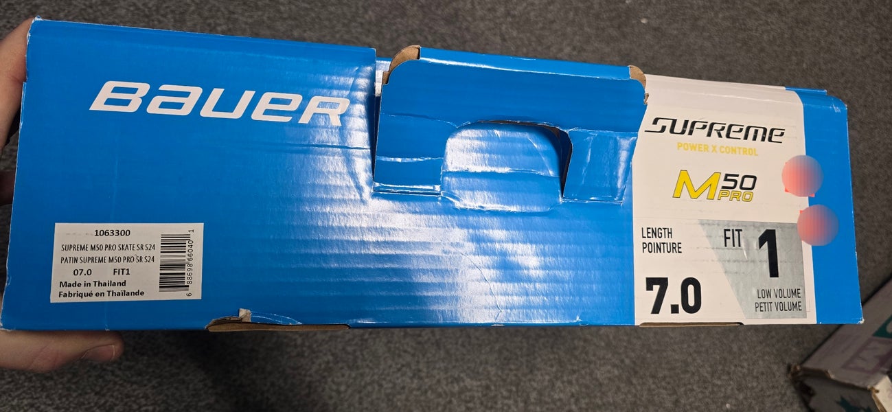 Bauer Supreme M50 Pro Hockey Skates Senior Narrow Width 7 (New)