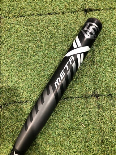 Black 2022 Louisville Slugger Meta Composite Bat (-10) Composite 23 oz 33" (Used)