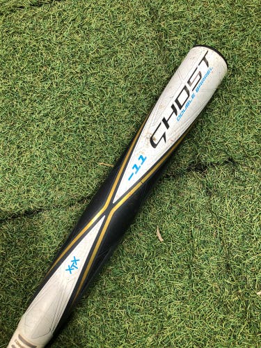 Gray 2020 Easton Ghost Composite Bat (-11) Composite 22 oz 33" (Used)