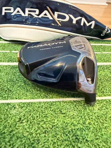 RH Callaway PARADYM Driver Club Head ONLY 9.0 Degree with Headcover. Used. Great Condition.