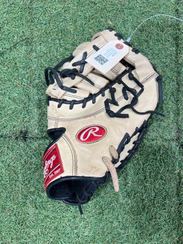 Black Rawlings Gold Glove Elite RH First Base Baseball Glove 13" (Used)