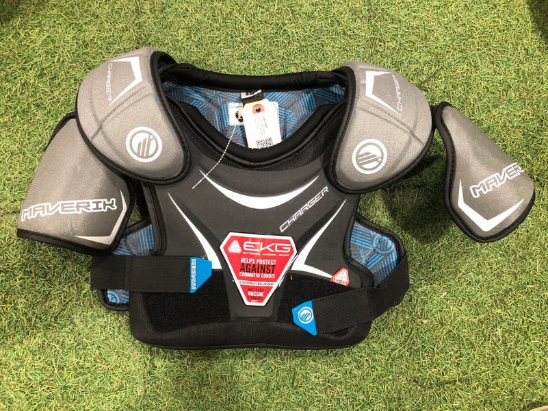 Large Youth Maverik Charger Shoulder Pads (Used)