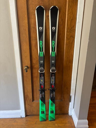 Volkl RTM 8.0 172cm with Adjustable Marker FDT10 Gripwalk Bindings