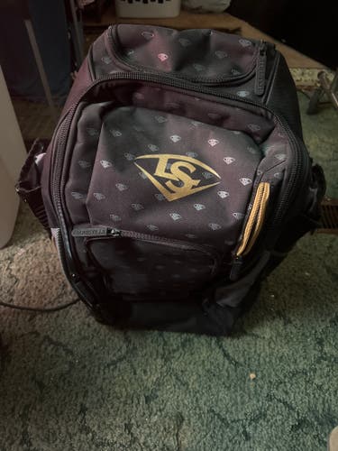 New Louisville Slugger BACKBAG BB/SB Player Carry Bag Black 11479-S000390682