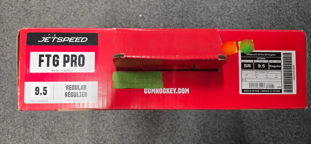 CCM JetSpeed FT6 Pro Hockey Skates Senior Regular Width 9.5 (New)