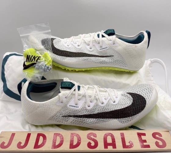 Nike Zoom Superfly Elite 2 Track Spikes White Spruce FZ9662-100 Men’s Sz 5 NEW

New without box