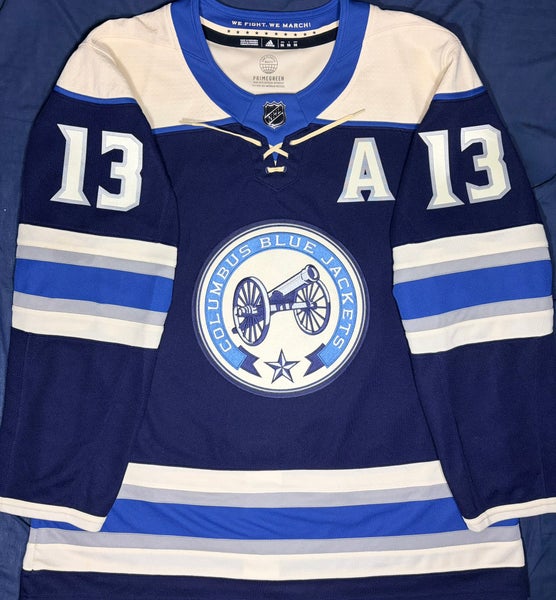 Johnny Gaudreau Columbus Blue Jackets Adidas Prime Green 3rd Jersey Size: 56 + A