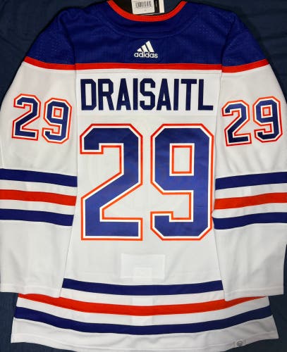 Leon Draisaitl Edmonton Oilers Adidas Prime Green Away Jersey Size: 52 + A