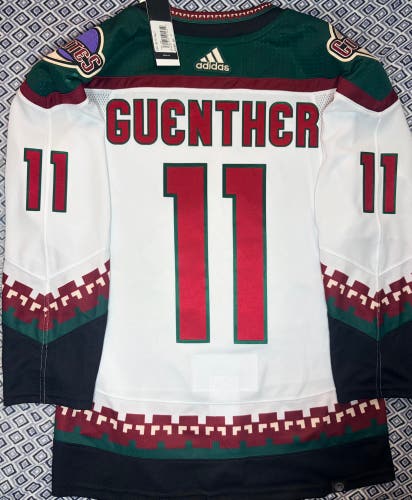 Dylan Guenther Arizona Coyotes Adidas Prime Green Away Jersey Size: 46