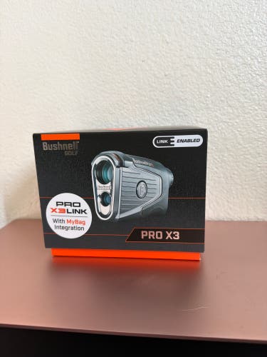 Bushnell PRO X3 Link Golf Rangefinder New in Box unused.