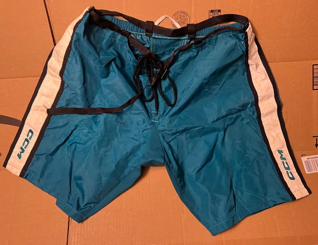 San Jose Sharks Pro Stock CCM Hockey Shell XL