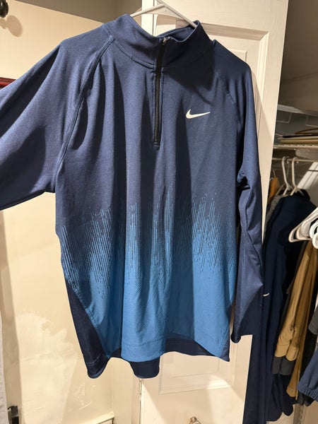 Blue Men's Large Nike Quarter Zip