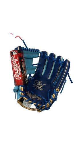 Used Rawlings HEART OF THE HIDE BB/SB Glove RH Throw Royal Blue 11 1/4" 11859-S000029091