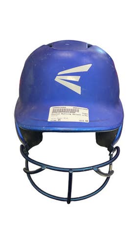 Used Easton Batting Helmet w/Mask Royal Blue XS 11859-S000029066