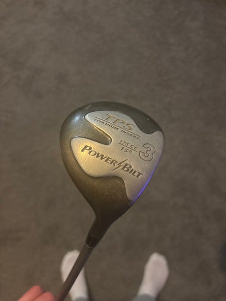 Men's PowerBilt Right Handed 3 wood (slightly Used)