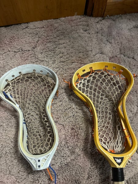 Broken faceoff lacrosse heads (Used)