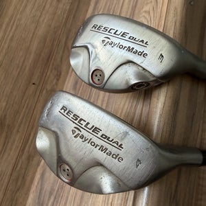 Men's TaylorMade Rescue Dual Right Handed Hybrid Regular Flex (Used)
