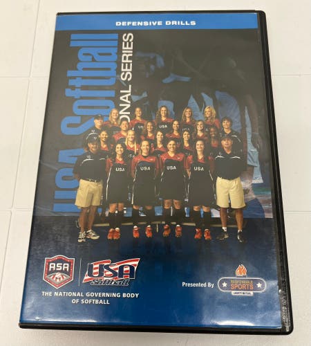 DVD USA Softball Instructional Series Defensive Drills ASA Sports Athletics