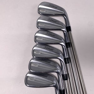 Titleist T100 2023 Iron Set 4-9 KBS Tour C-Taper 120g Stiff RH Midsize Grips