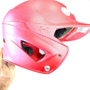 Used Under Armour 6 1/2- 7 1/2 Batting Helmet No Mask Red One Size 11860-S000305531