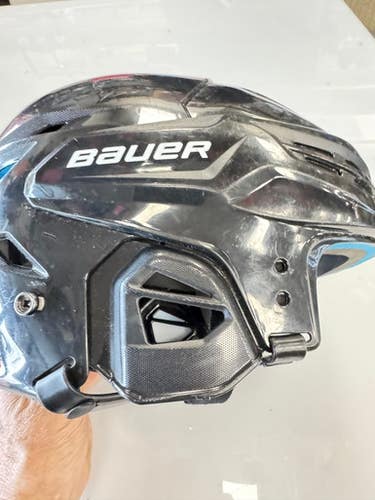 Used Bauer REACT 55 Hockey Helmet Only Black LG 11860-S000305509