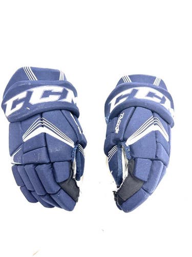 Used CCM TACKS Senior Gloves Navy Blue 14" 11860-S000305423