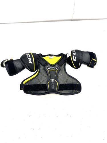 Used CCM TACKS 3092 Junior Shoulder Pads SM 11860-S000305422