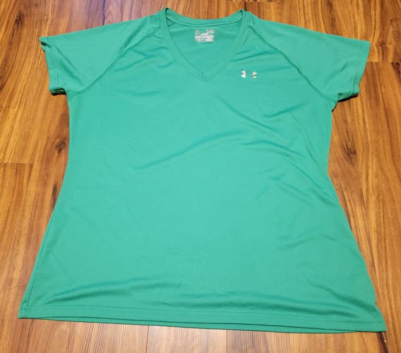 Under Armour Heat Geat Semi-Fitted Short Sleeve Shirt, Tag XL
