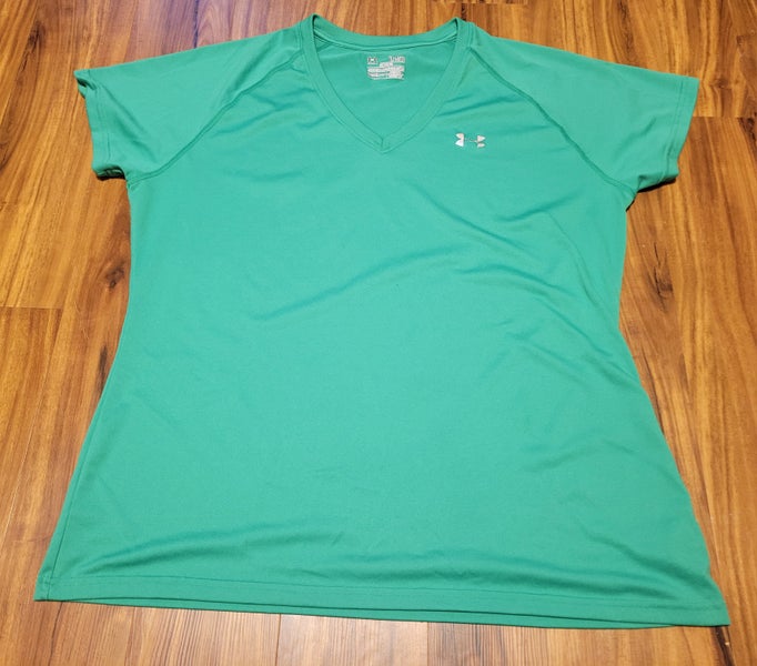 Under Armour Heat Geat Semi-Fitted Short Sleeve Shirt, Tag XL