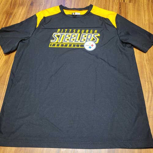 Pittsburgh Steelers NFL Team Apparel Short Sleeve Shirt, Tag Size XL