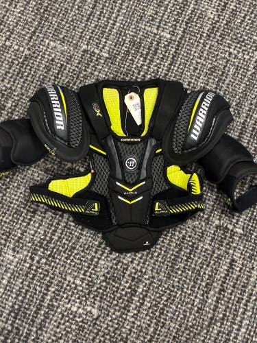 Large Junior Warrior Alpha QX Shoulder Pads (Used)