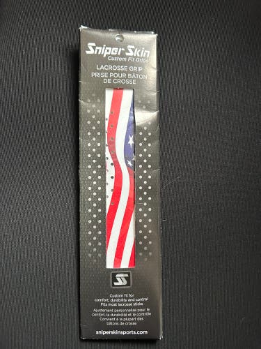 (New) Lax Lacrosse Sniper skin USA grip