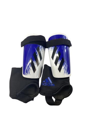 Used Adidas Soccer Shin Guards Junior Royal Blue SM 11760-S000089107