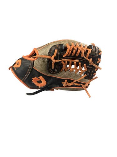 Used Demarini INSANE BB/SB Glove RH Throw Black And Tan 11 1/2" 11760-S000089098