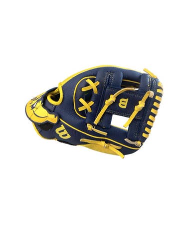 Used Wilson A02RB2410SB BB/SB Glove T-ball Navy Blue 10" 11760-S000089097