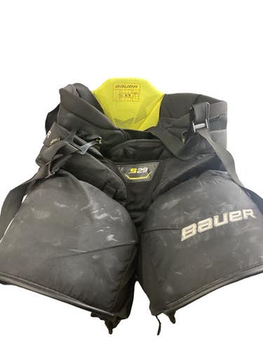 Used Bauer S29 GOALIE PANTS Senior Pant Black MD 11760-S000089091