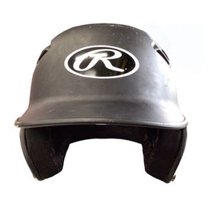 Used Rawlings R16J-R1 6 3/8 - 7 1/8 Batting Helmet No Mask Black M/L 11760-S000089056