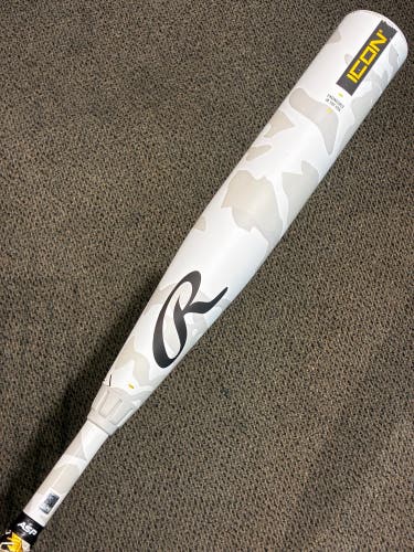 2025 Rawlings Icon Composite Bat USSSA Certified (-8) Composite 23 oz 31" (Used)