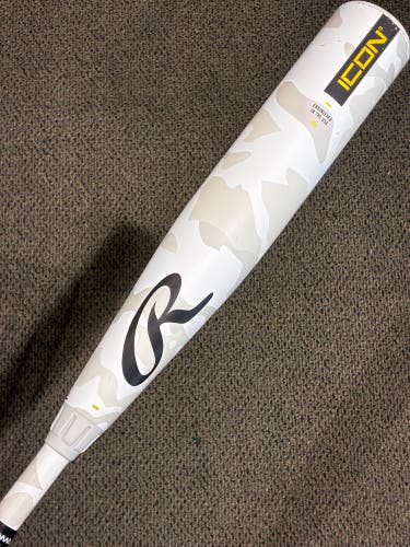 2025 Rawlings Icon Composite Bat USSSA Certified (-10) Composite 19 oz 29" (Used)