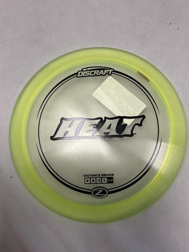 Used Discraft HEAT Disc Golf Driver Yellow 11490-S000269900