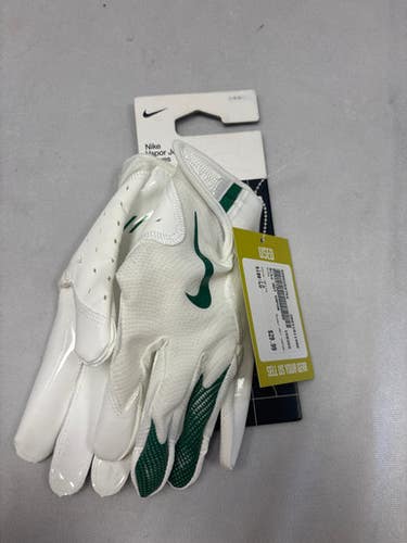 Used Nike ADT VAPOR FB Gloves White LG 11490-S000269754